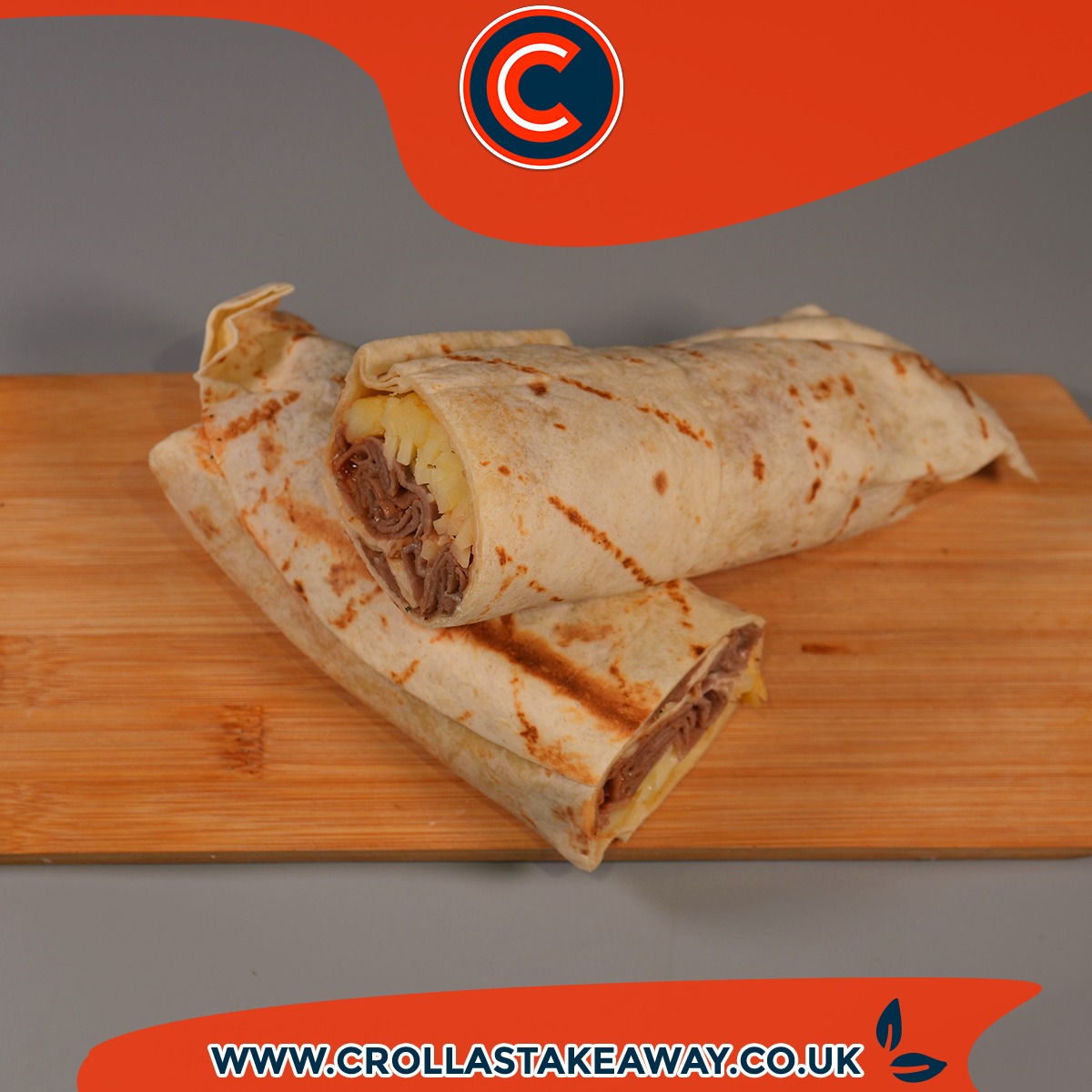Crollas Takeaway Galashiels wraps
