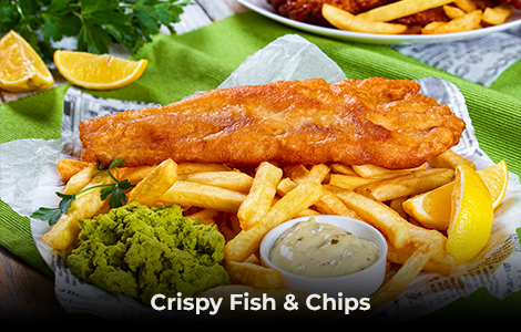 Crollas Takeaway Galashiels Crispy Fish & Chips